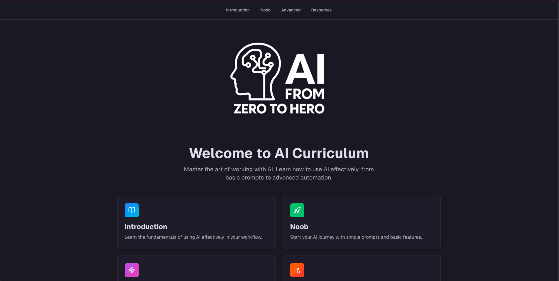 AI from Zero to Hero