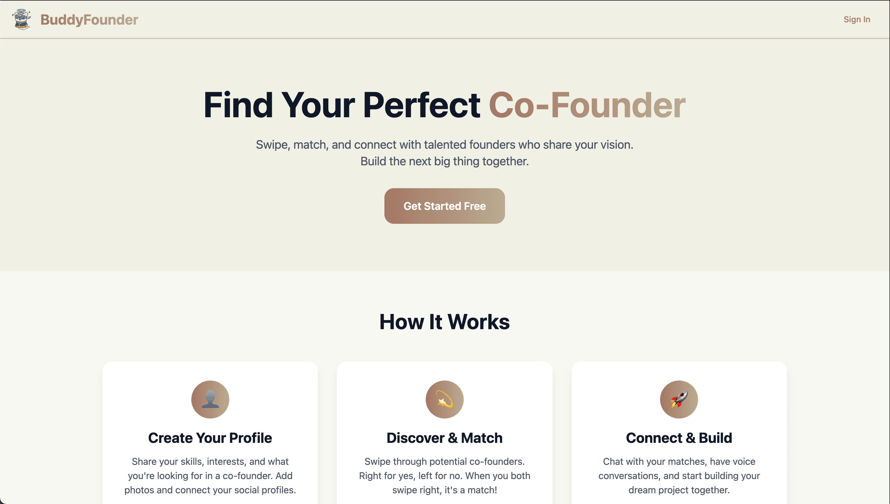 BuddyFounder Project